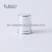 Shiny silver aluminum bottle cap